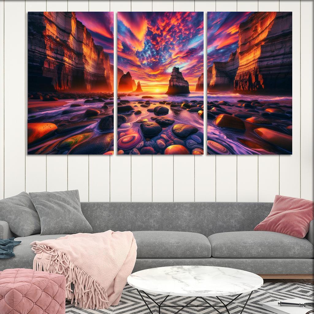 Sunset Cliffs A Photographer's Dream Custom Paintings Frame