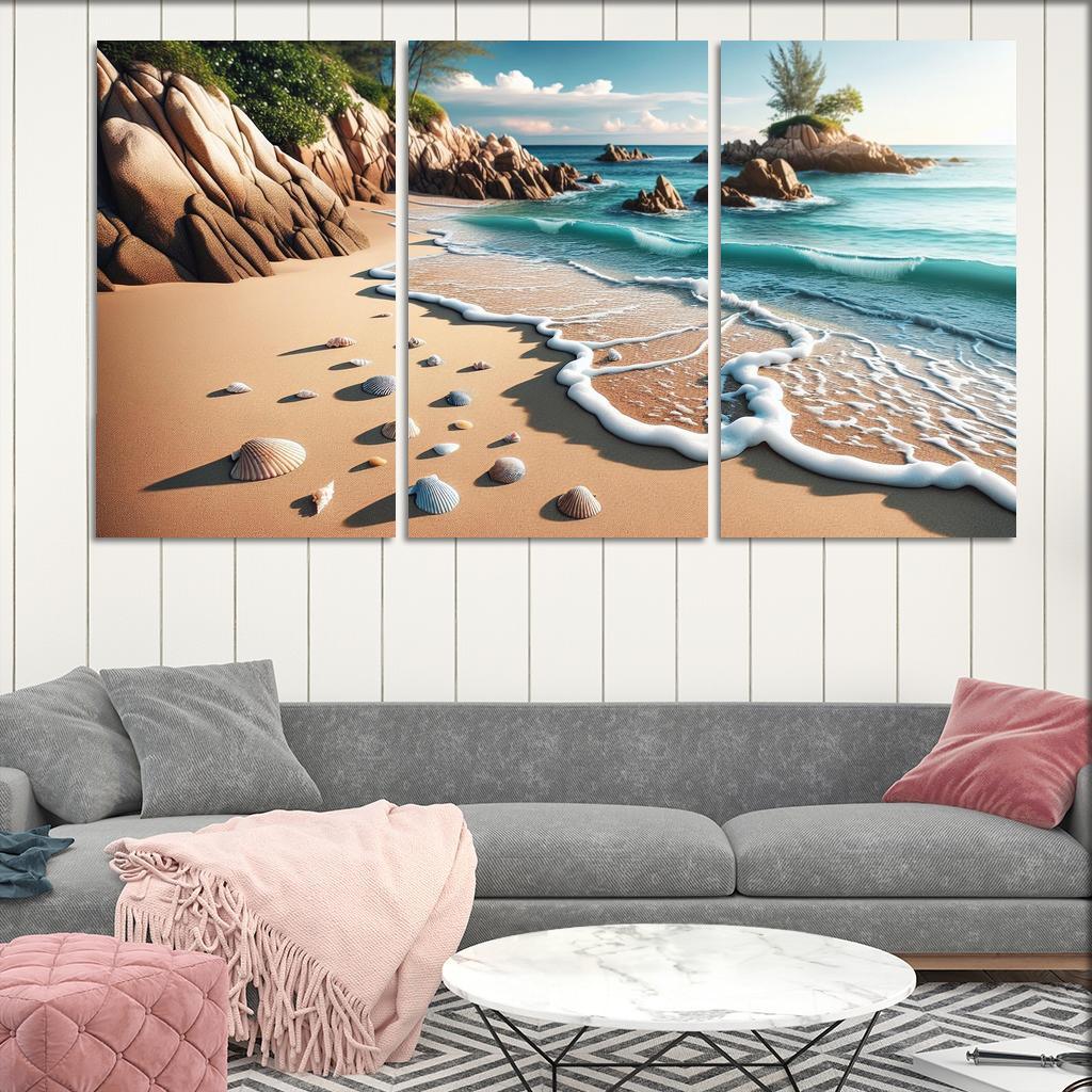 Secret Shore Off-the-beaten-path Oasis Premium Artwork Frames