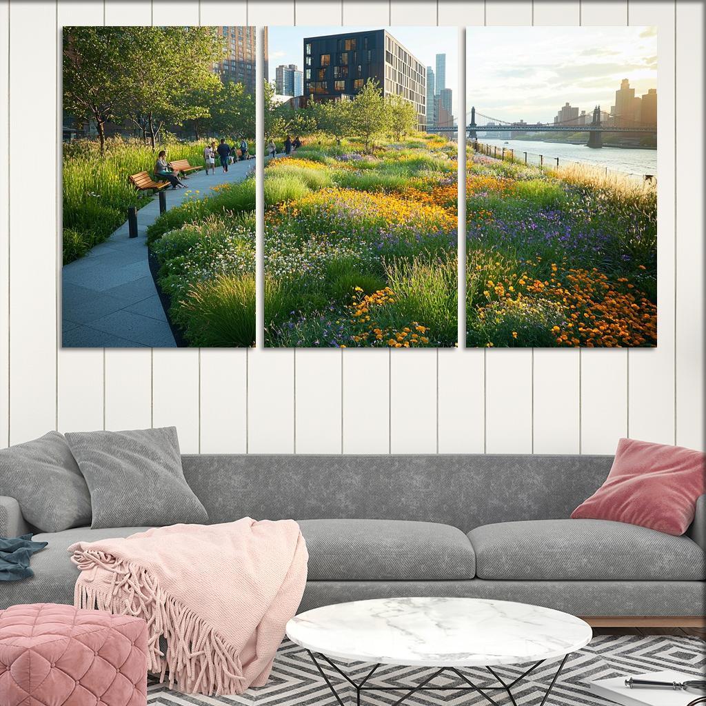 The High Line Abstract Paintings Frame