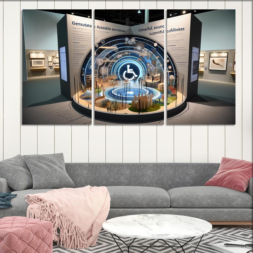 Breaking Barriers Advocacy For Accessibility And Inclusion Multi-panel Paintings