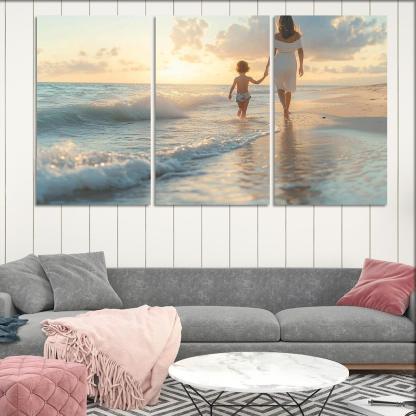 Embracing Change A Mothers Support Through Transitions Canvas Paintings Frame