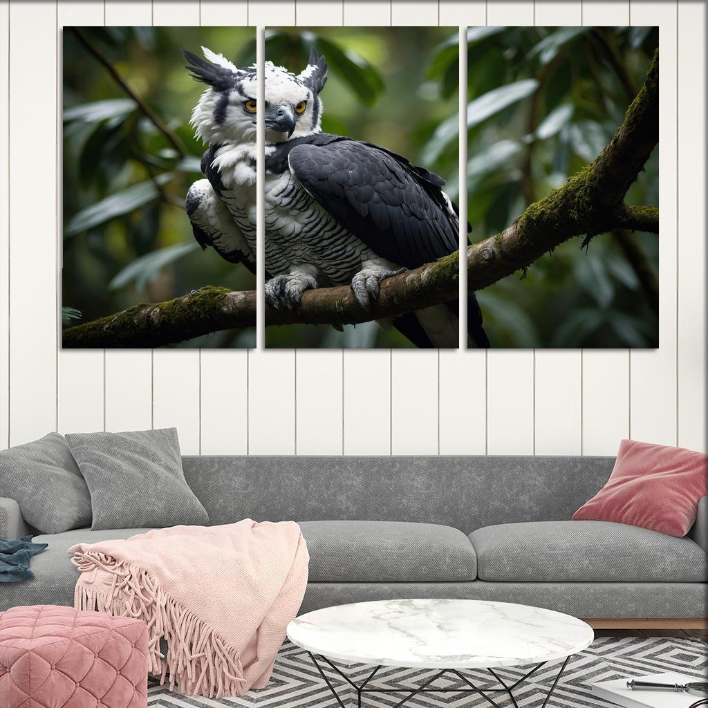 The Regal Harpy Eagle The Forest Monarch Custom Paintings Frame