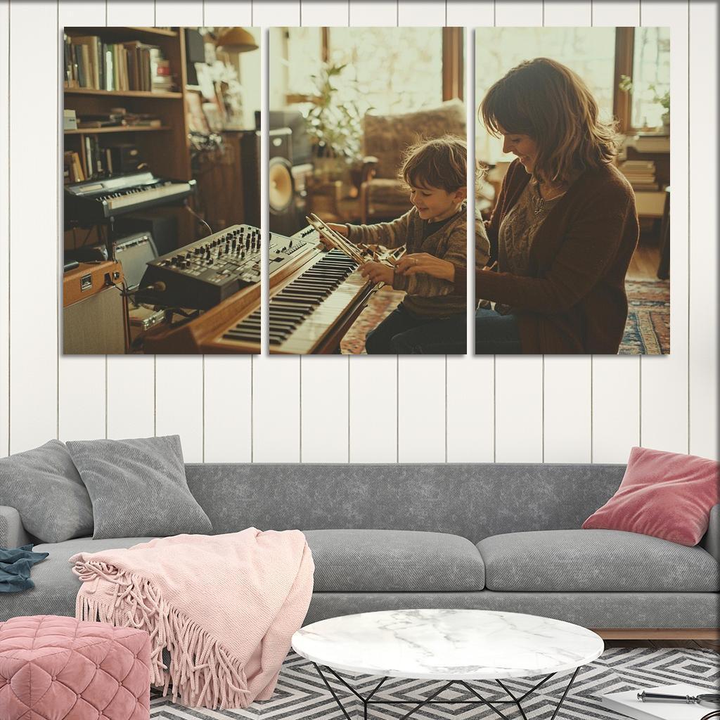 Songs Of The Heart A Mothers Melodic Influence Canvas Paintings Frame