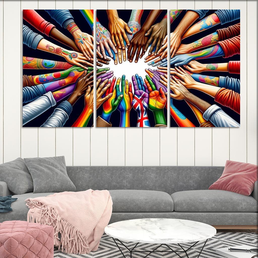 Art For Peace A Global Call To Action Custom Paintings Frame