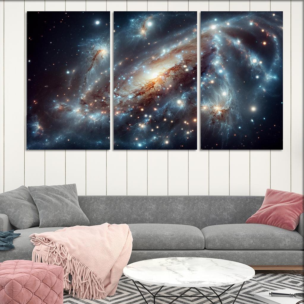 The Enigmatic Life Of Cosmic Dust Abstract Paintings Frame
