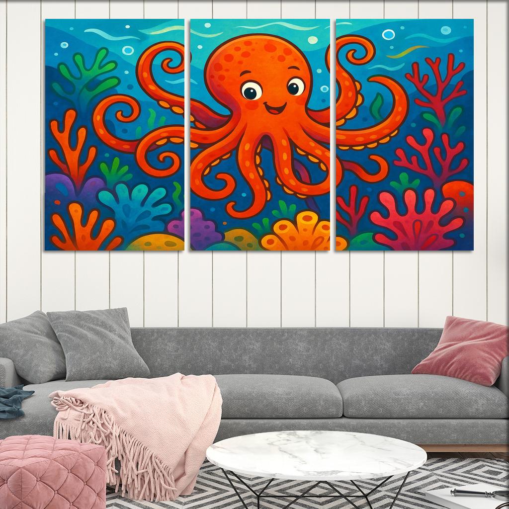 Oceanic Octopus Mystery Premium Artwork Frames