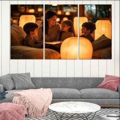 Treasured Stories A Mothers Gift Of Narratives Canvas Paintings Frame