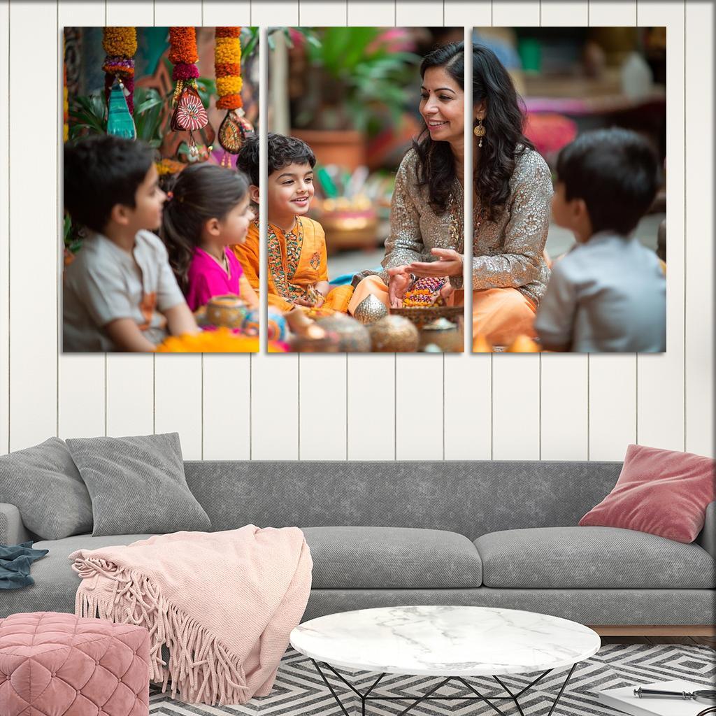 Threads Of Love A Mothers Connection To Heritage Custom Paintings Frame