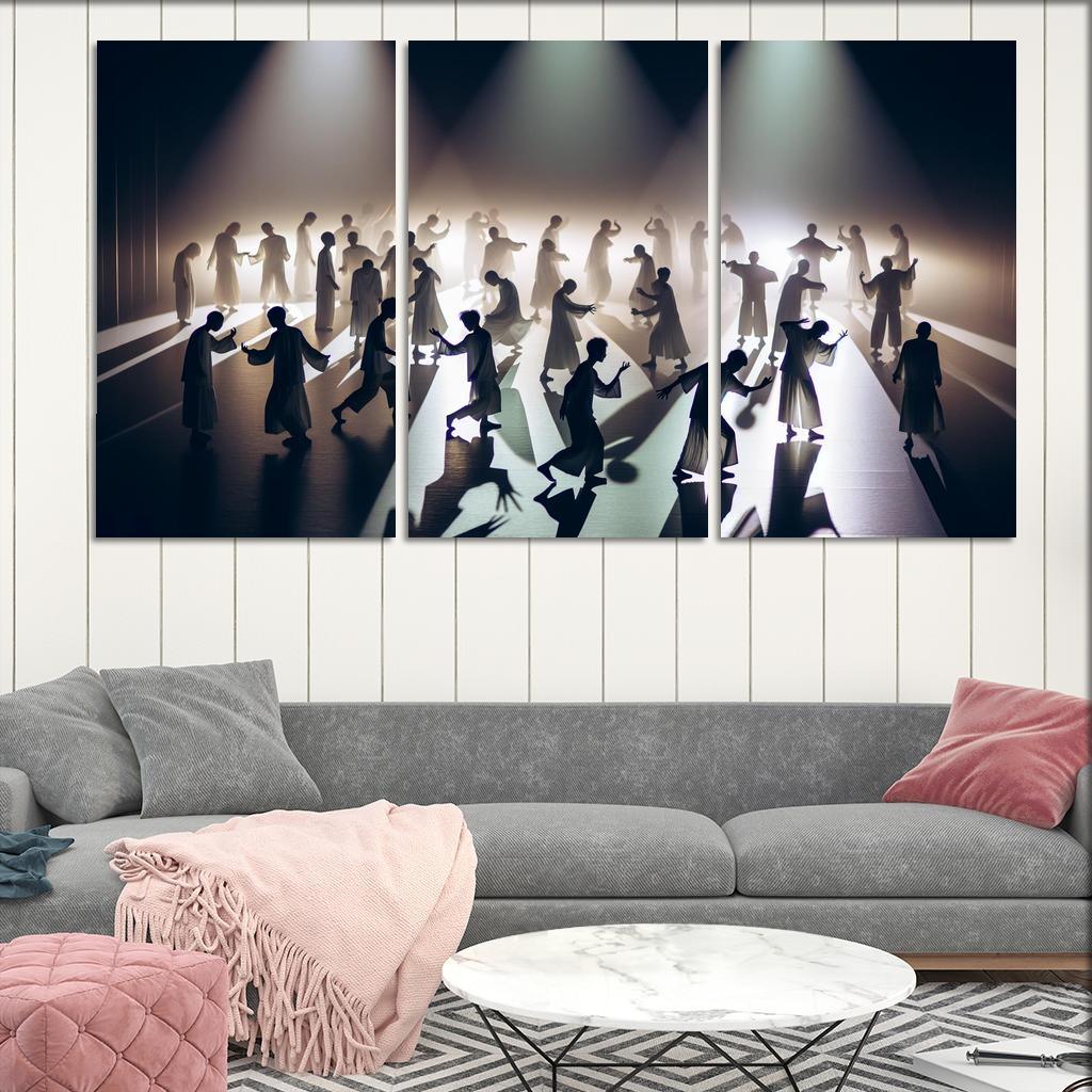 Butoh The Dance Of Darkness And Light Modern Paintings Frame