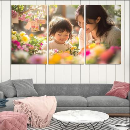 The Garden Of Memories Planting Seeds Of Love Canvas Paintings Frame