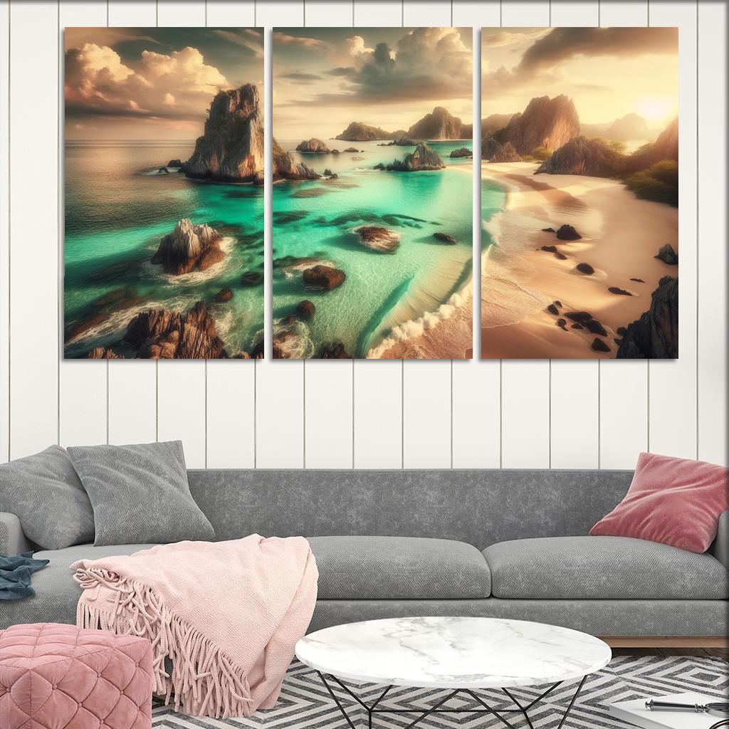 Crystal Shore An Art Lover's Escape Custom Paintings Frame