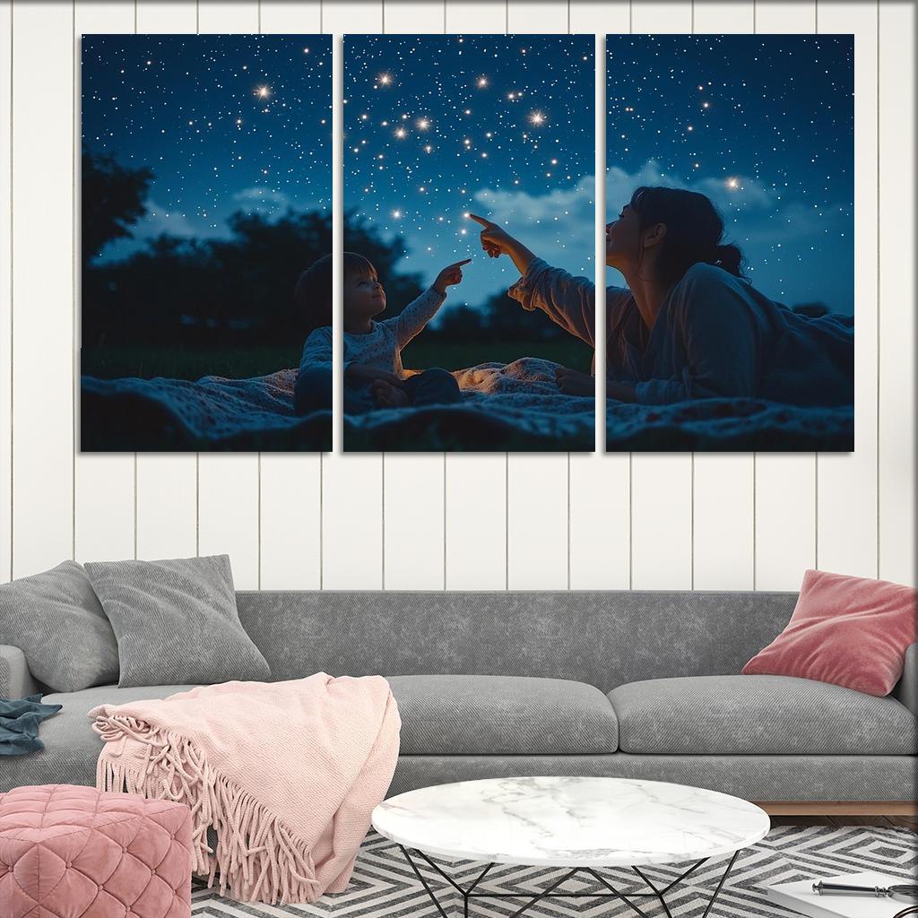 Stars In Our Eyes Dreams Of Tomorrow Custom Paintings Frame