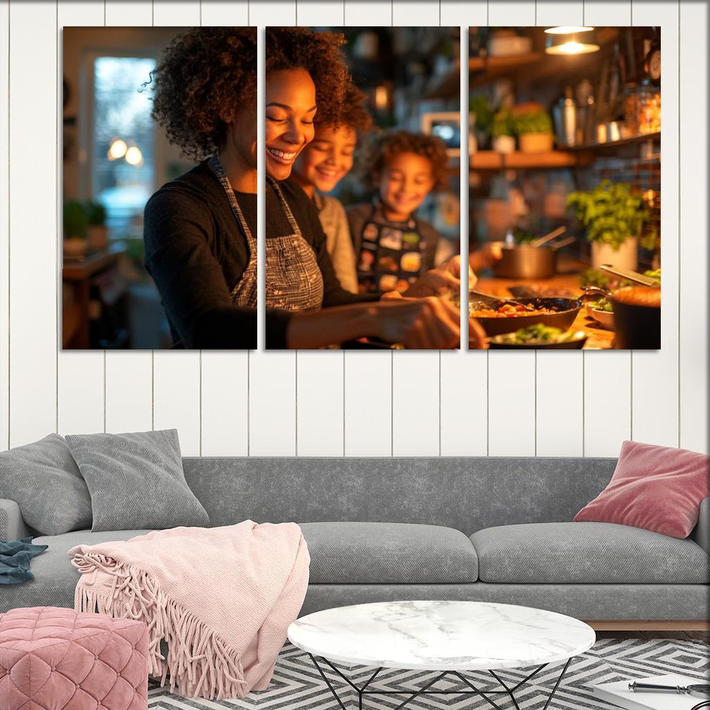 The Heart Of The Home A Mothers Love Modern Paintings Frame