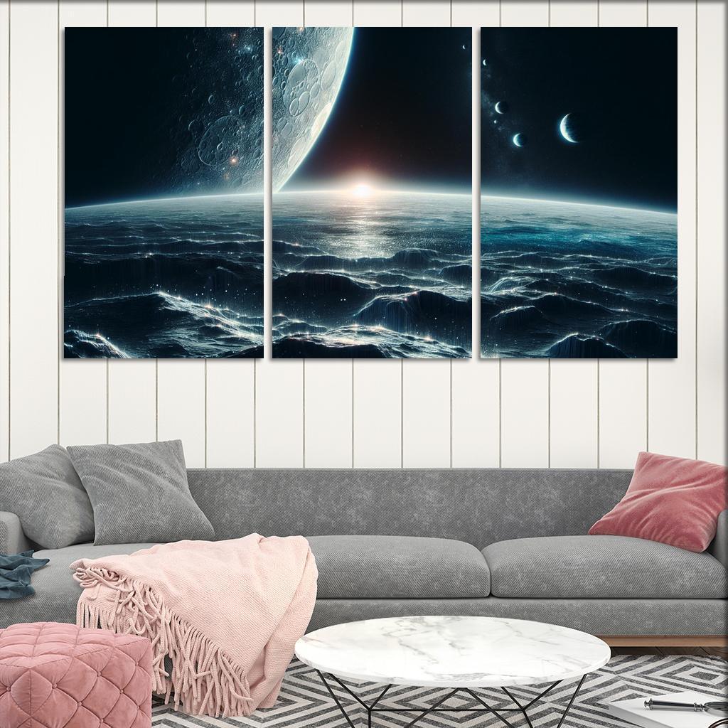 The Chilling Reality Of Ice Worlds Abstract Paintings Frame