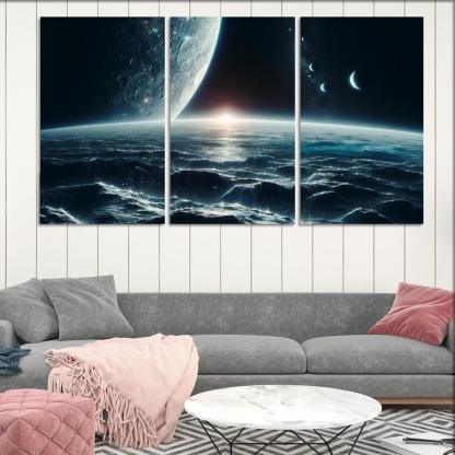 The Chilling Reality Of Ice Worlds Abstract Paintings Frame