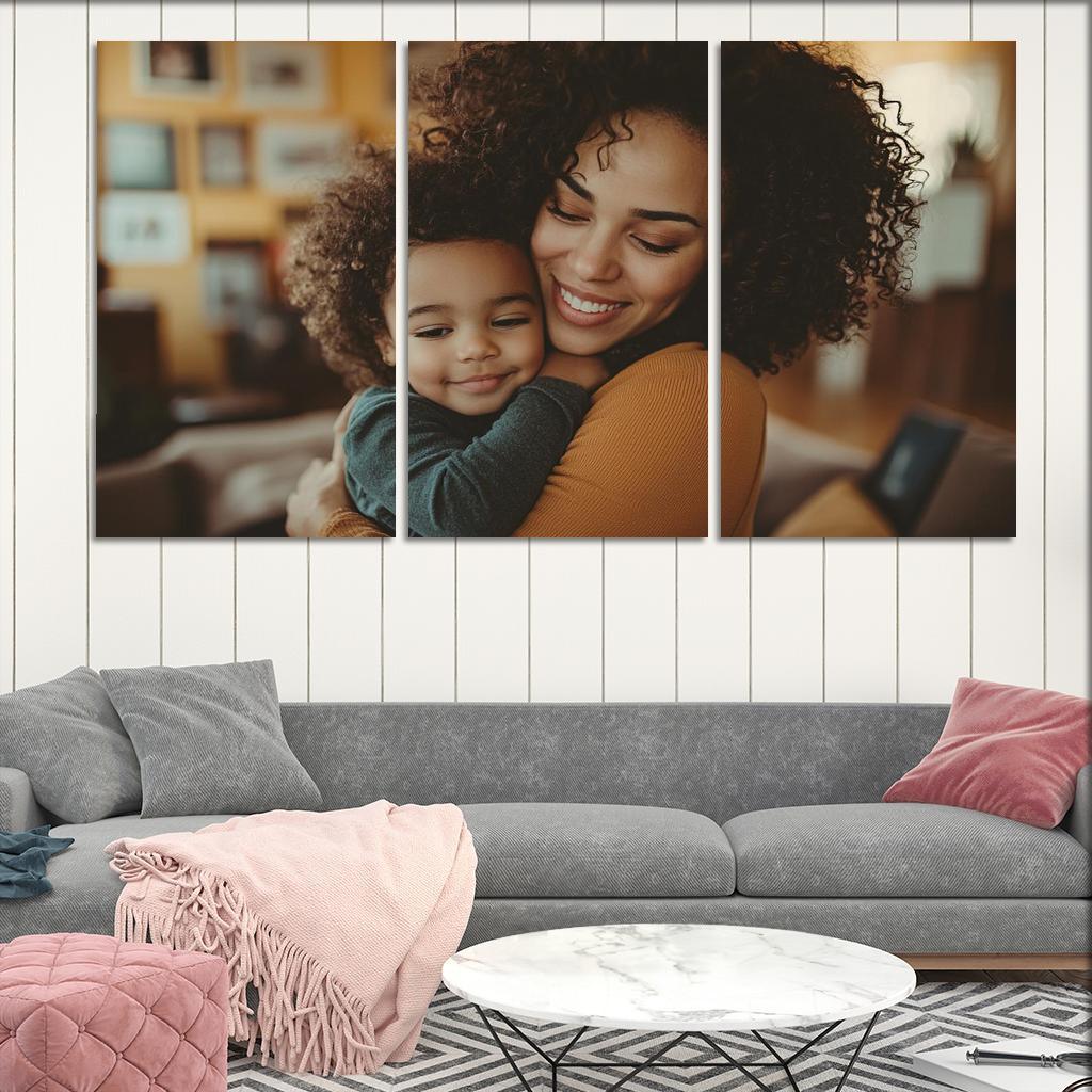 A Mother's Embrace The Heart Of Family Canvas Paintings Frame