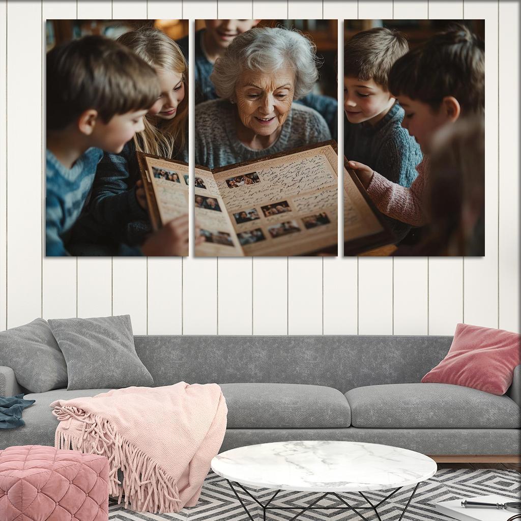 In Her Heart A Mother's Legacy Of Love Modern Paintings Frame