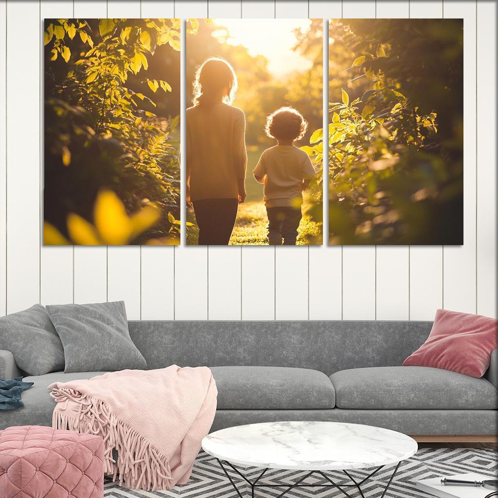 Journey Of Hearts A Mothers Guiding Love Custom Paintings Frame
