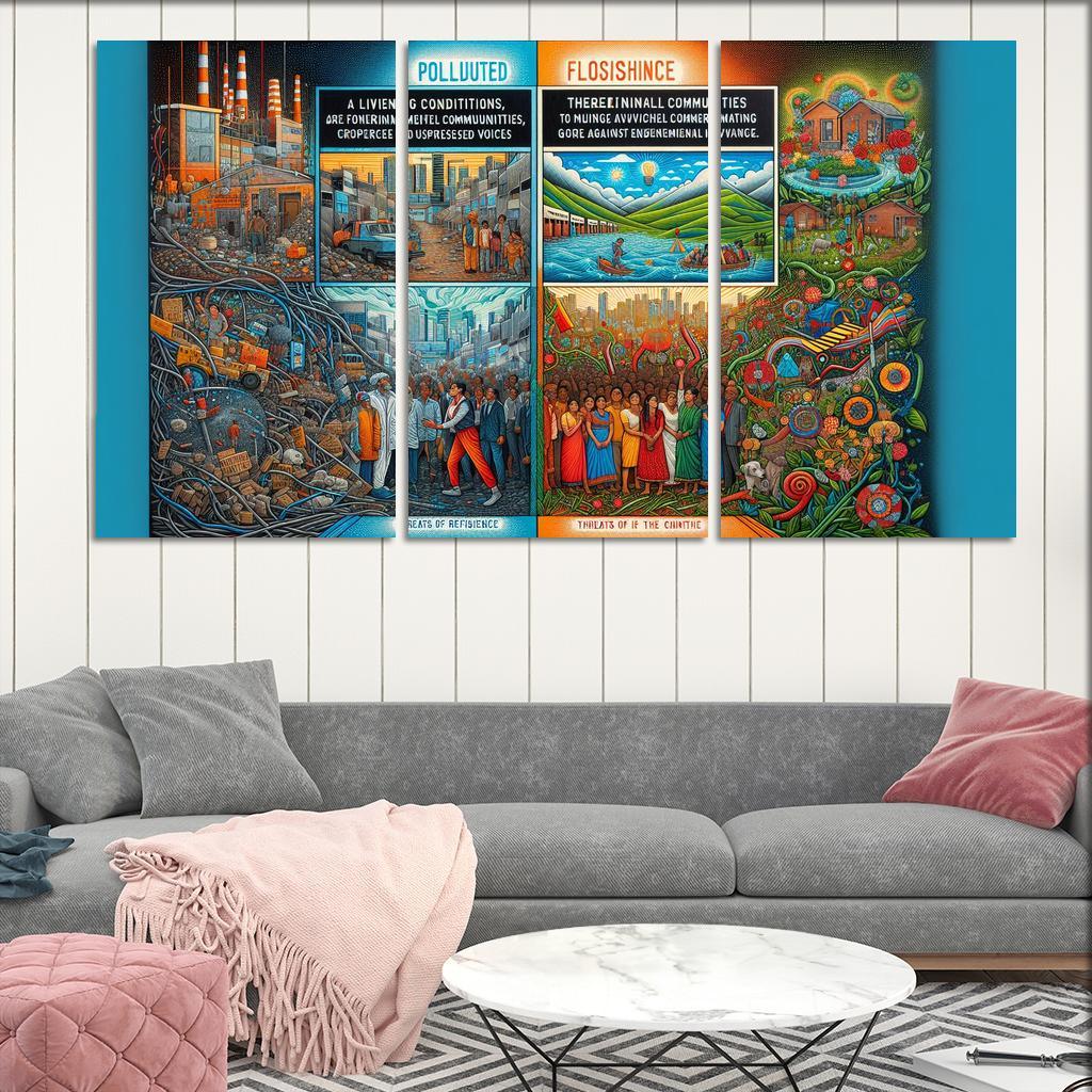 Healing Our Planet A Call For Environmental Justice Multi-panel Paintings