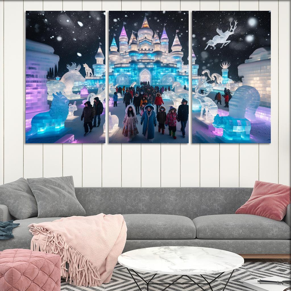 Harbin Ice And Snow Festival - China Framed Paintings
