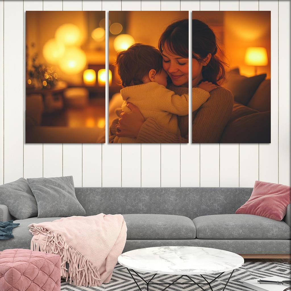 Hugs Of Comfort The Embrace Of A Mother One-piece Frames
