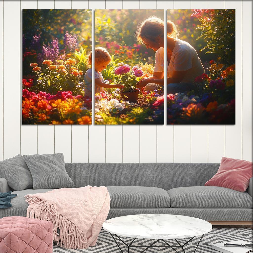 The Garden Of Memories Cultivating Love Custom Paintings Frame