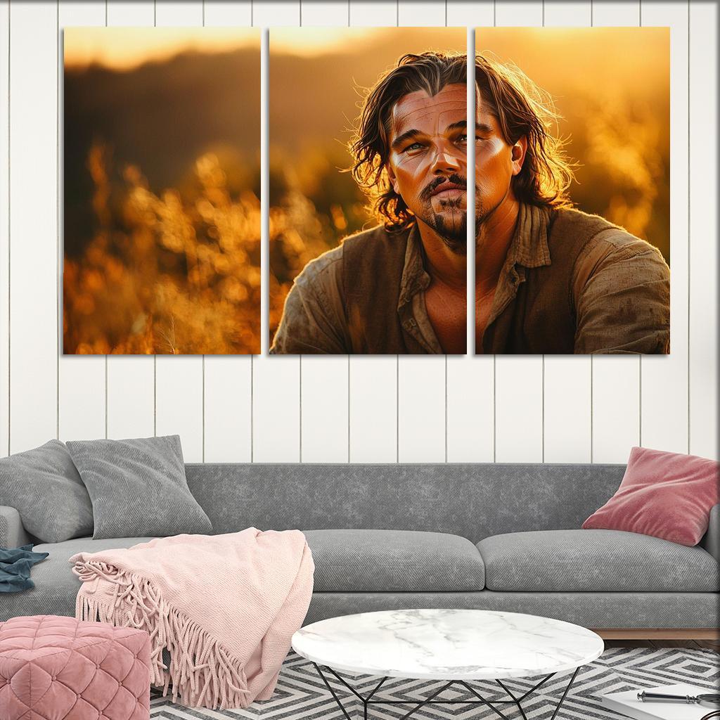 Leonardo Dicaprio Chasing Dreams Beyond Titanic Waters Framed Paintings