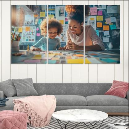 Wings Of Encouragement A Mothers Support Custom Paintings Frame