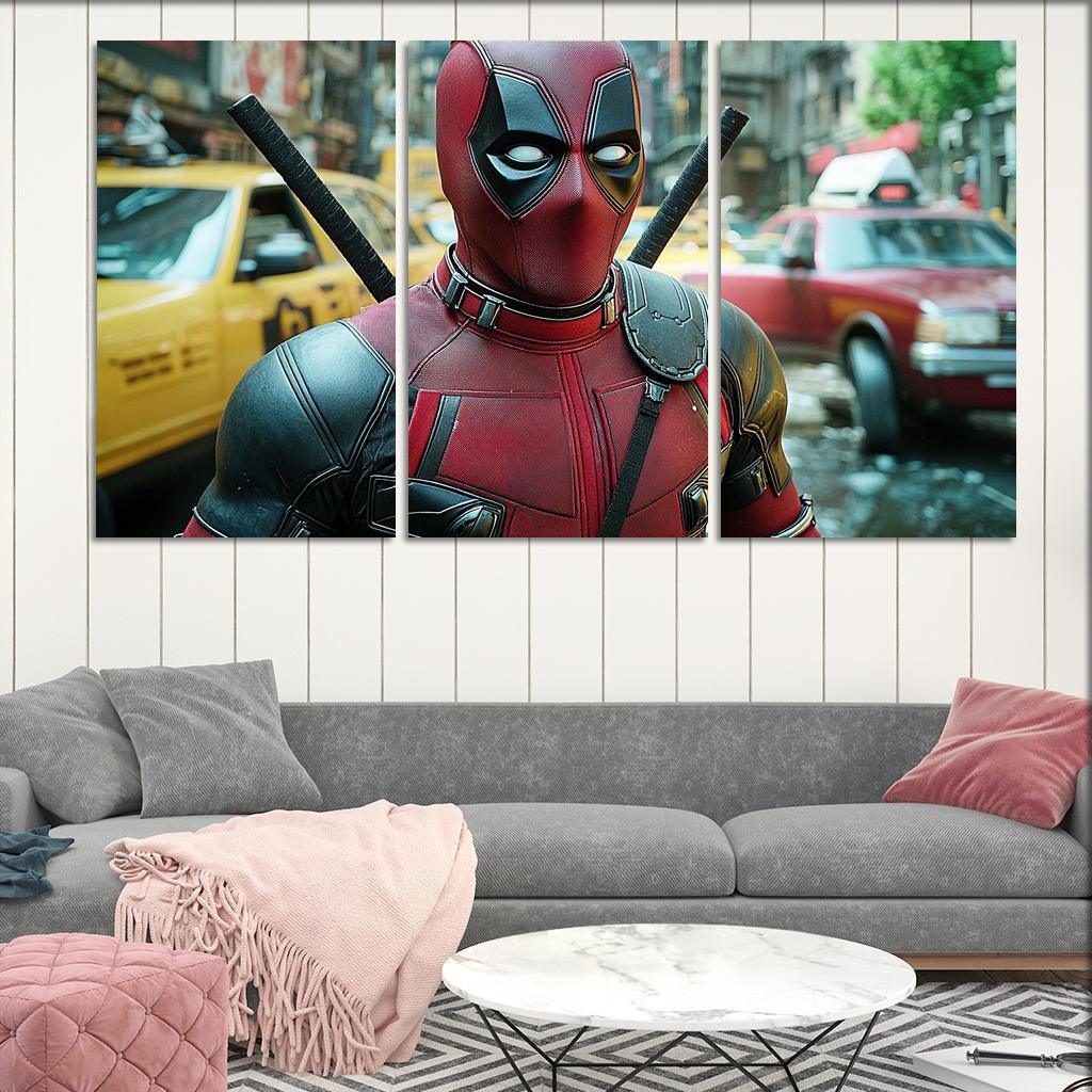 Ryan Reynolds The Merc With A Heart Of Gold Framed Paintings