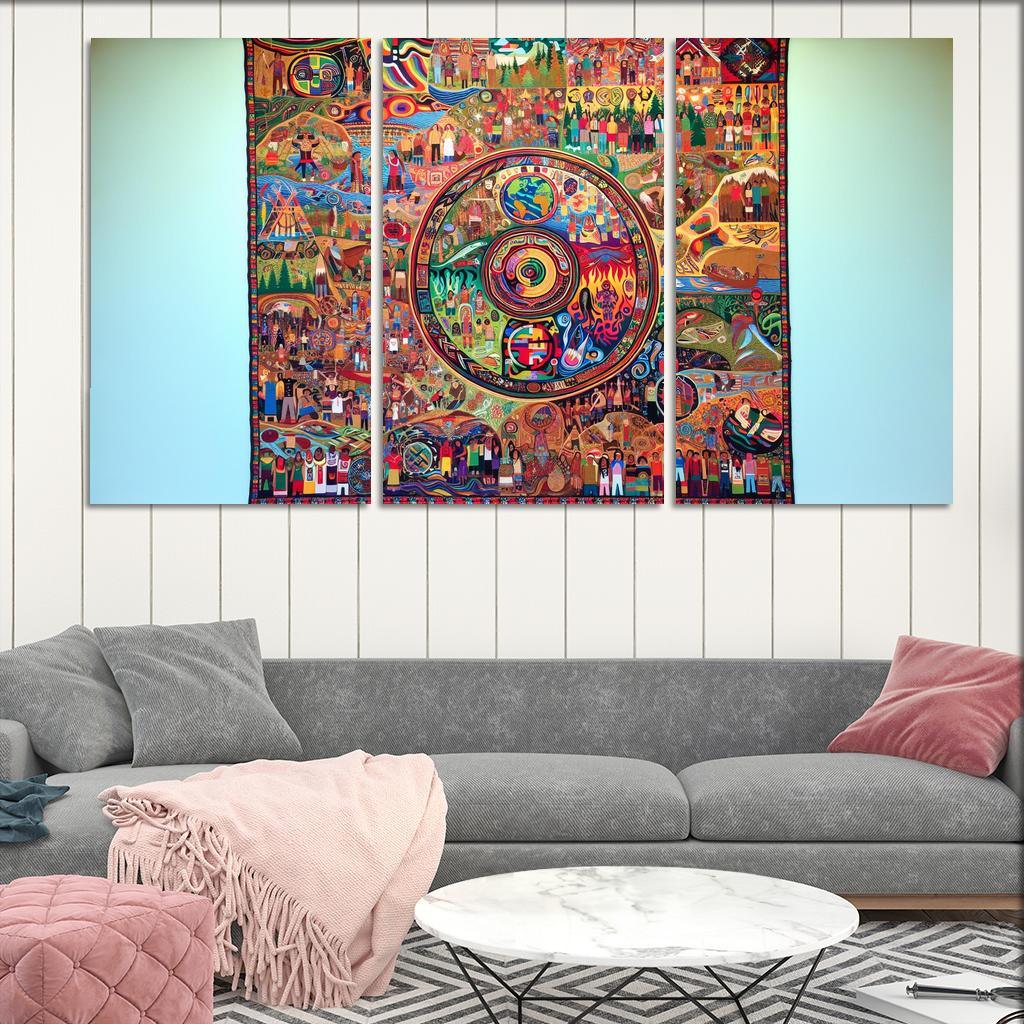 Voices Of The Forgotten Preserving Indigenous Cultures Custom Paintings Frame