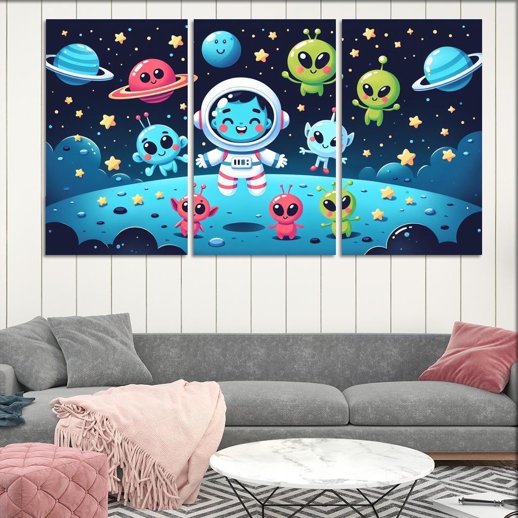 Silly Space Adventure Premium Artwork Frames
