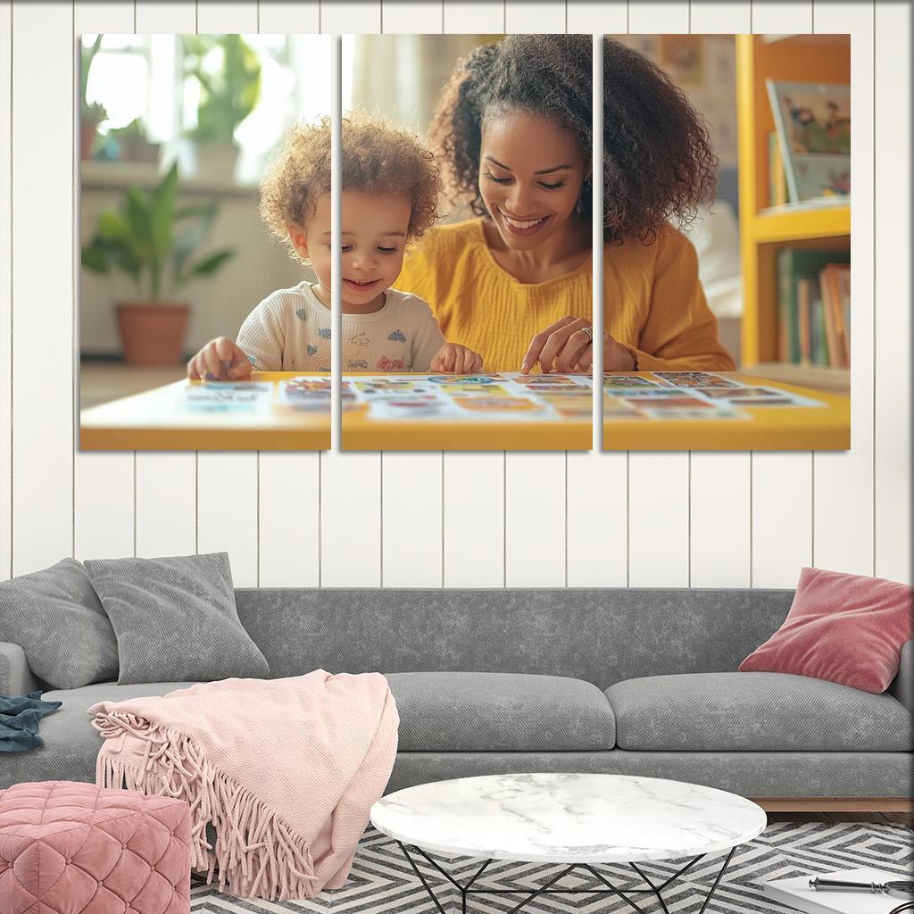Radiant Dreams A Mothers Vision For The Future Canvas Paintings Frame