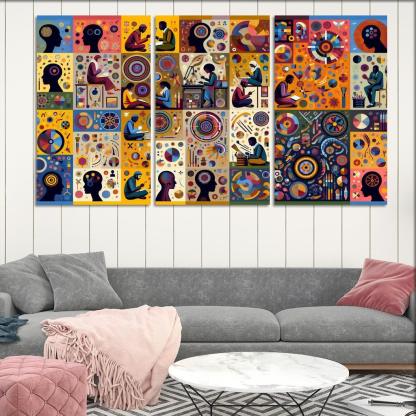 Resilience And Recovery Healing Through Art Multi-panel Paintings