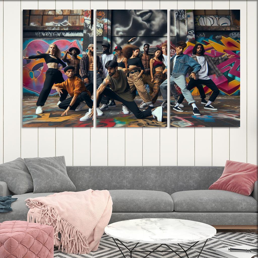 Hip Hop The Voice Of The Streets Modern Paintings Frame
