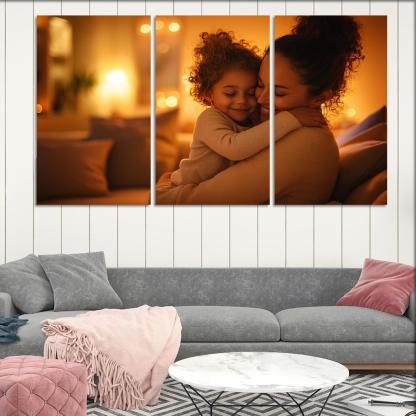 A Heart Full Of Love A Mothers Embrace Canvas Paintings Frame