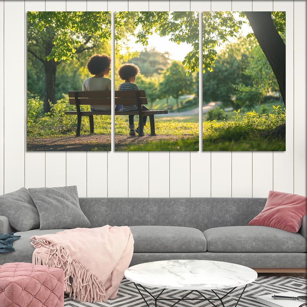 Embracing Change A Mothers Strength In Transition Canvas Paintings Frame