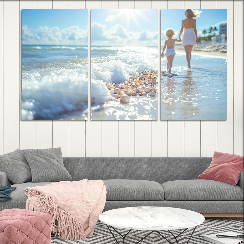 Waves Of Love The Ocean Of Motherhood Custom Paintings Frame