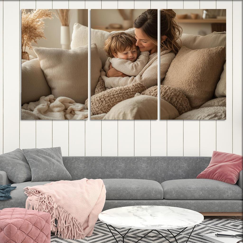 Cocoon Of Comfort A Mothers Safe Haven Custom Paintings Frame