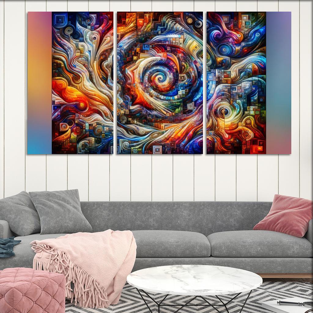 Kaleidoscope Of Memories Premium Artwork Frames