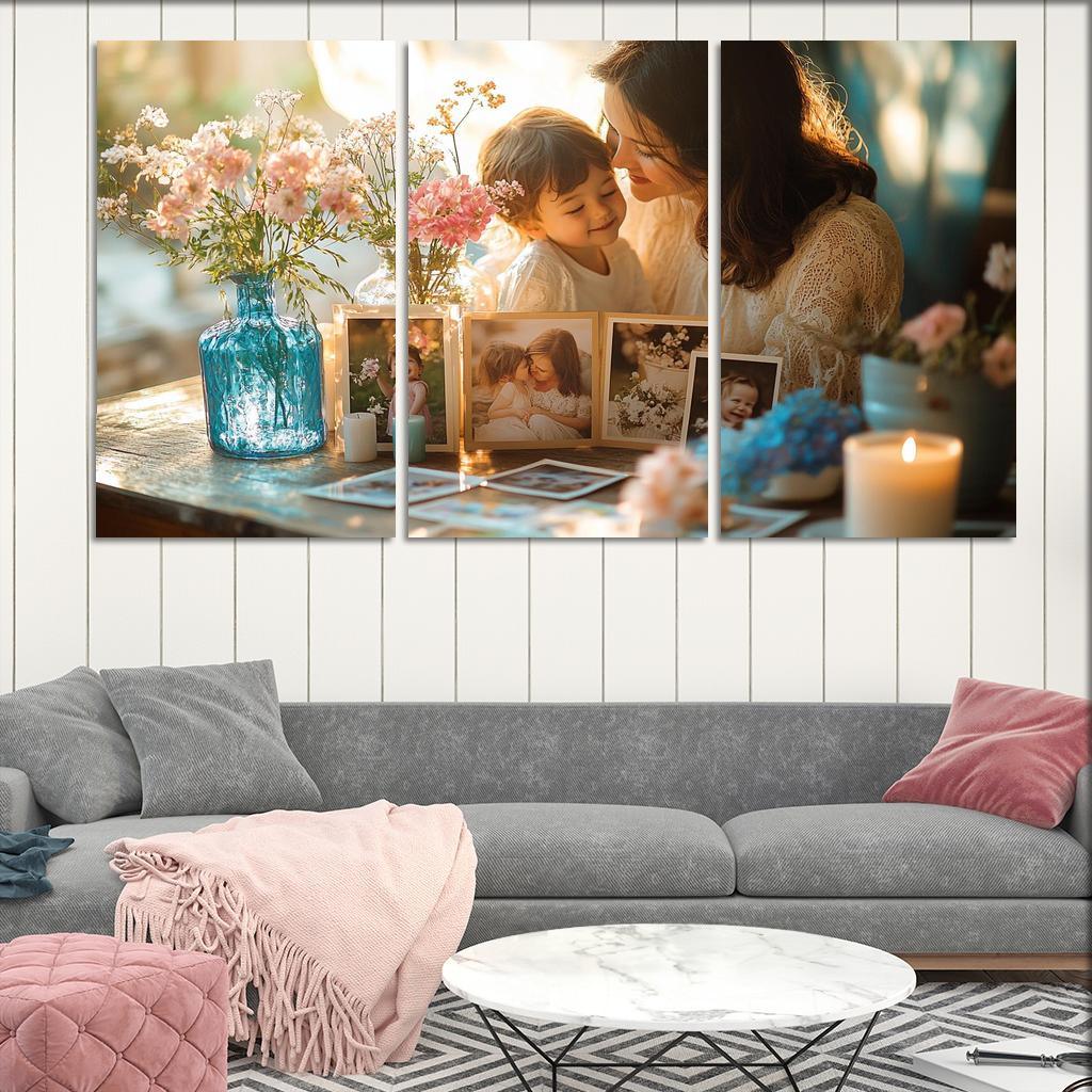 Timeless Love The Journey Of A Mother Canvas Paintings Frame