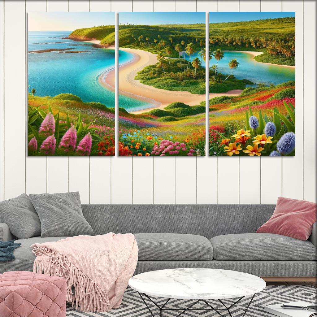 Tranquil Waterside Sanctuary Modern Paintings Frame