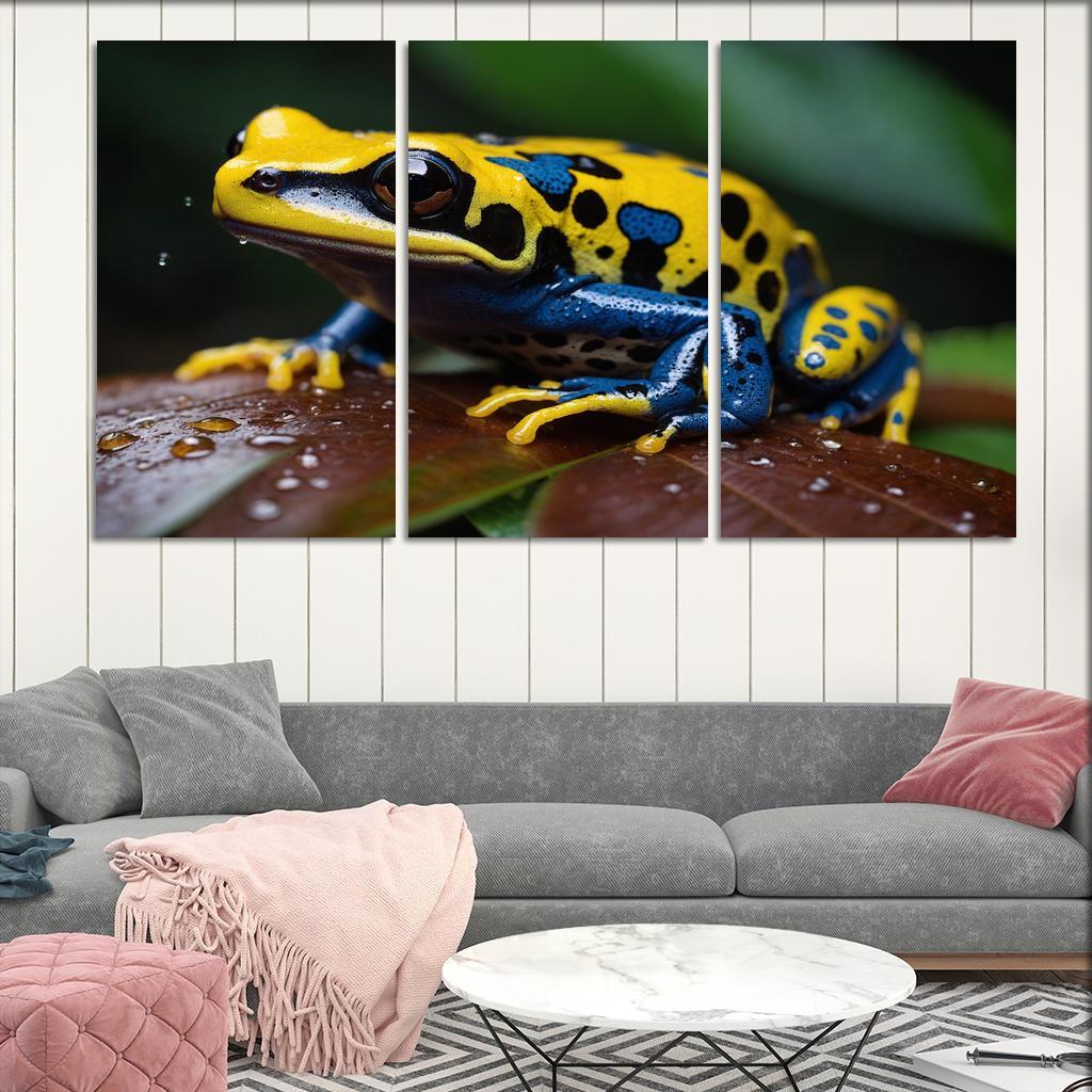 The Colorful Poison Dart Frog Jewel Of The Tropics Modern Paintings Frame