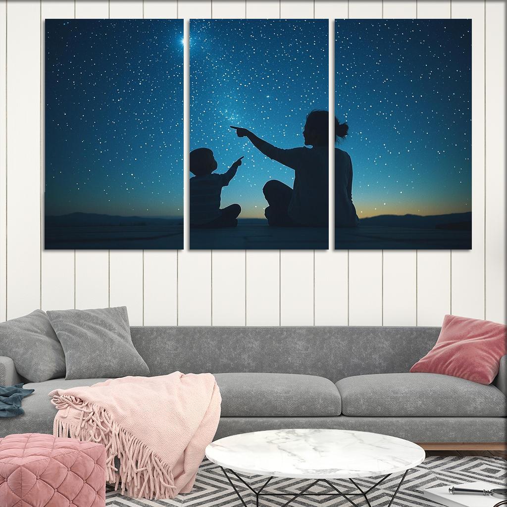 Guiding Stars Lessons In The Night Custom Paintings Frame