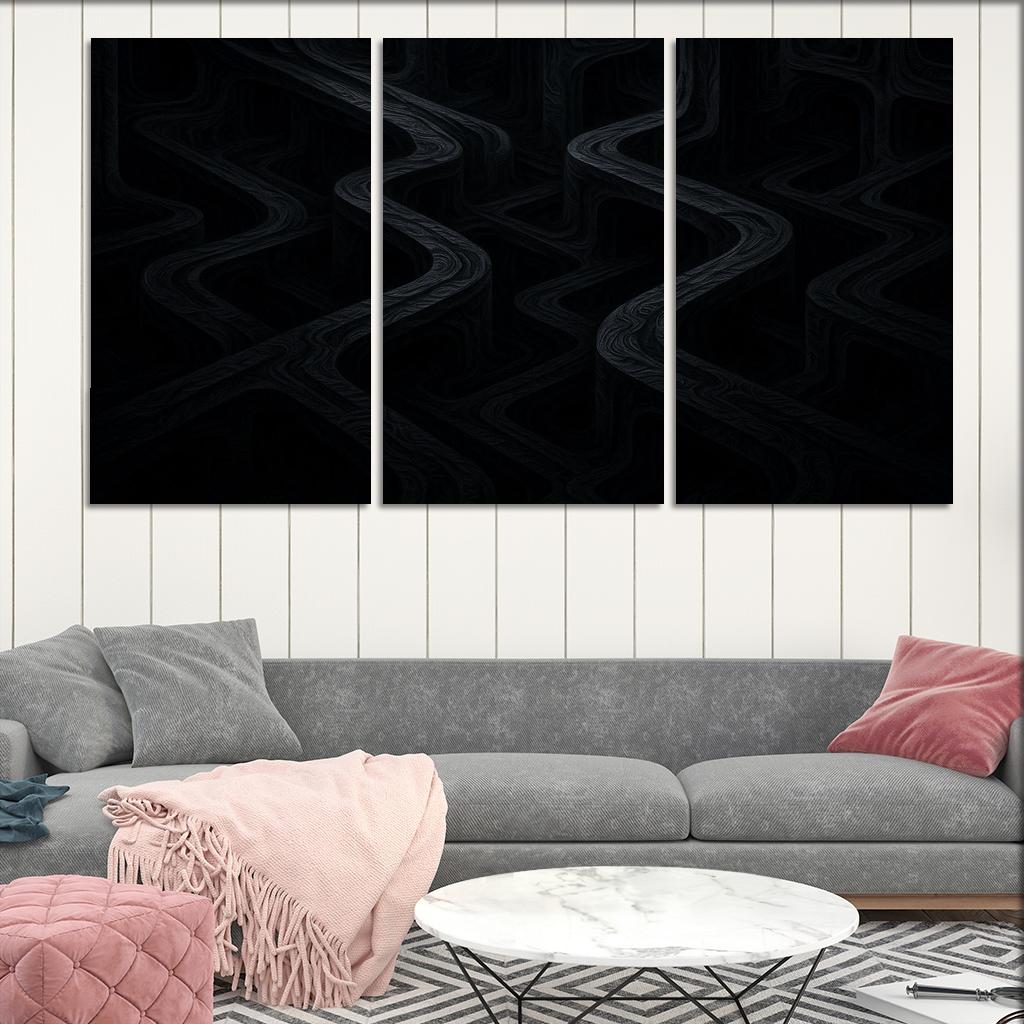 Labyrinth Of Shifting Shadows Premium Artwork Frames