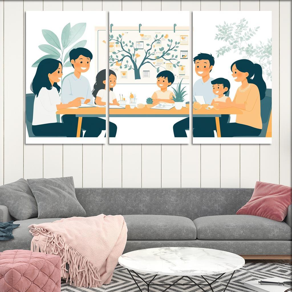 The Bonds We Share A Mothers Love Modern Paintings Frame