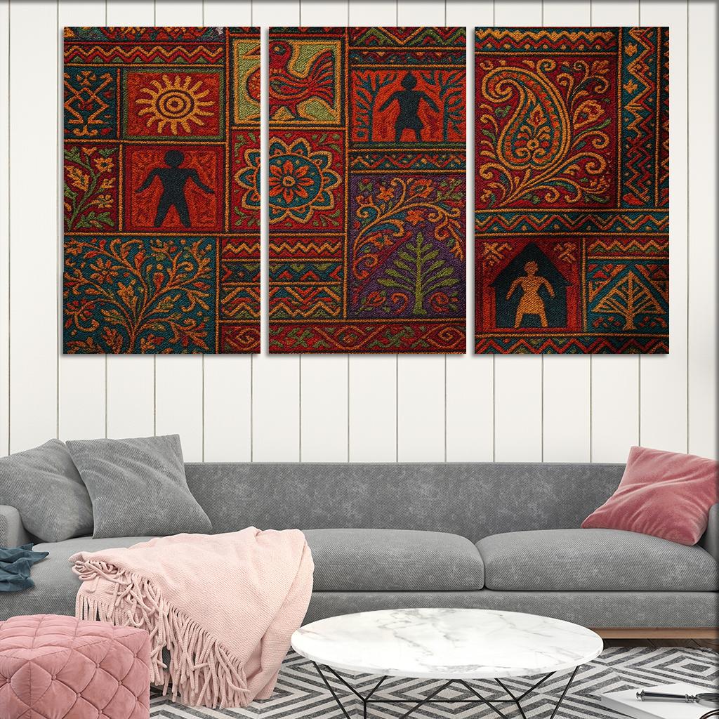 Threads Of Heritage Celebrating Cultural Preservation Through Art Premium Artwork Frames