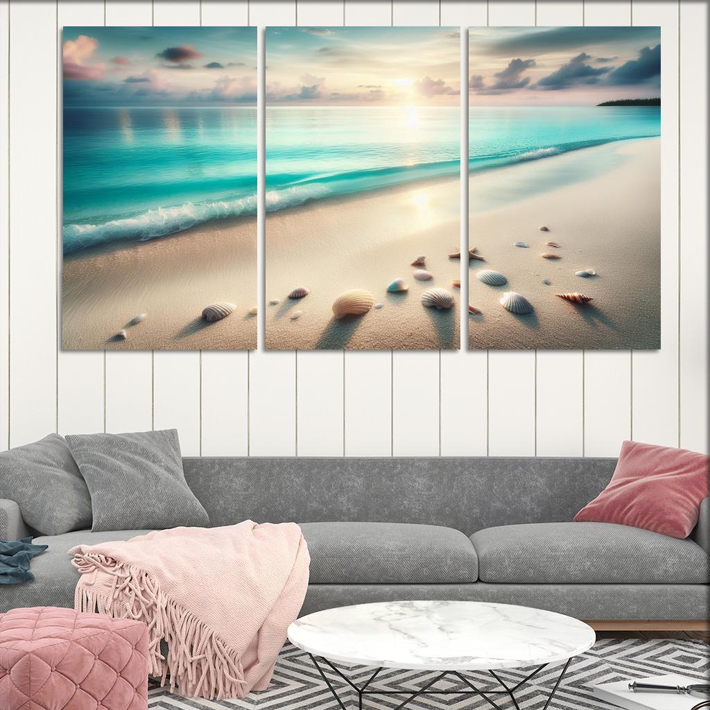 Serene Waters Quiet Coastal Escape Premium Artwork Frames