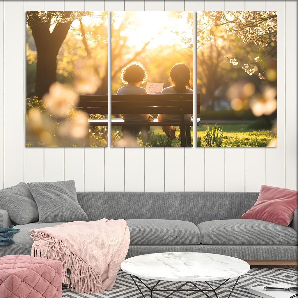 The Love That Transcends Time A Mother's Heart Canvas Paintings Frame