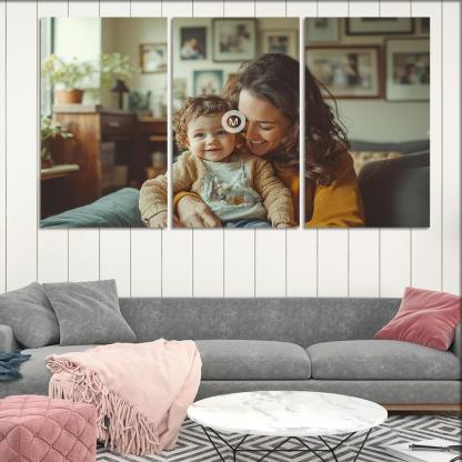 The Nurturers Embrace A Mothers Love Canvas Paintings Frame