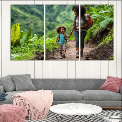 The Journey Of Love A Mothers Unwavering Support Canvas Paintings Frame